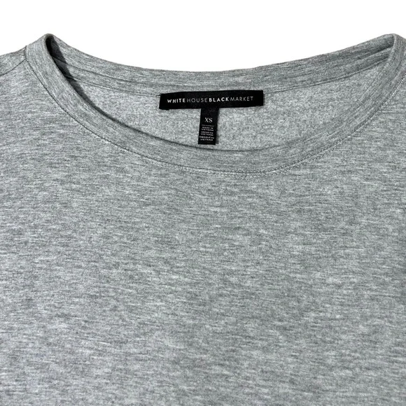 WHBM Long Sleeve Lace Up Sweatshirt with Faux Layer Shirt, Women’s size XS - Picture 9 of 10